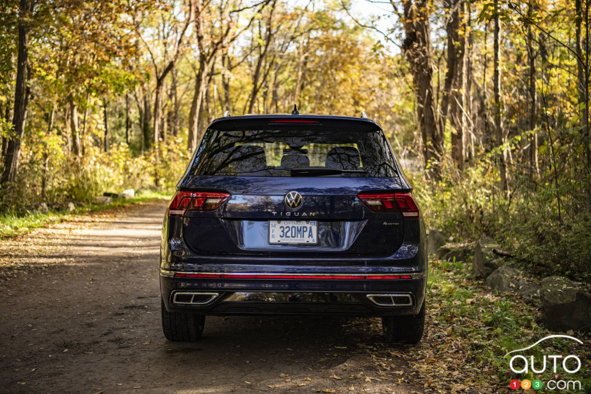 Volkswagen Tiguan R-Line 2022, arrière